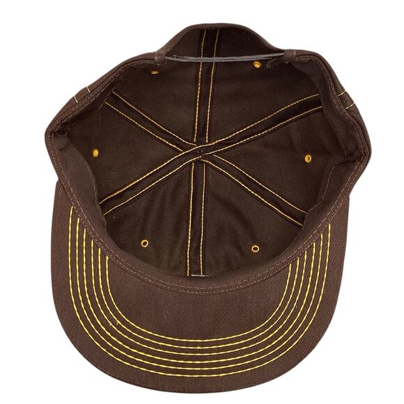 Vintage K-Brand RBA Renewal by Andersen Snapback Trucker Hat Patch Brown (H8) - Picture 6 of 10